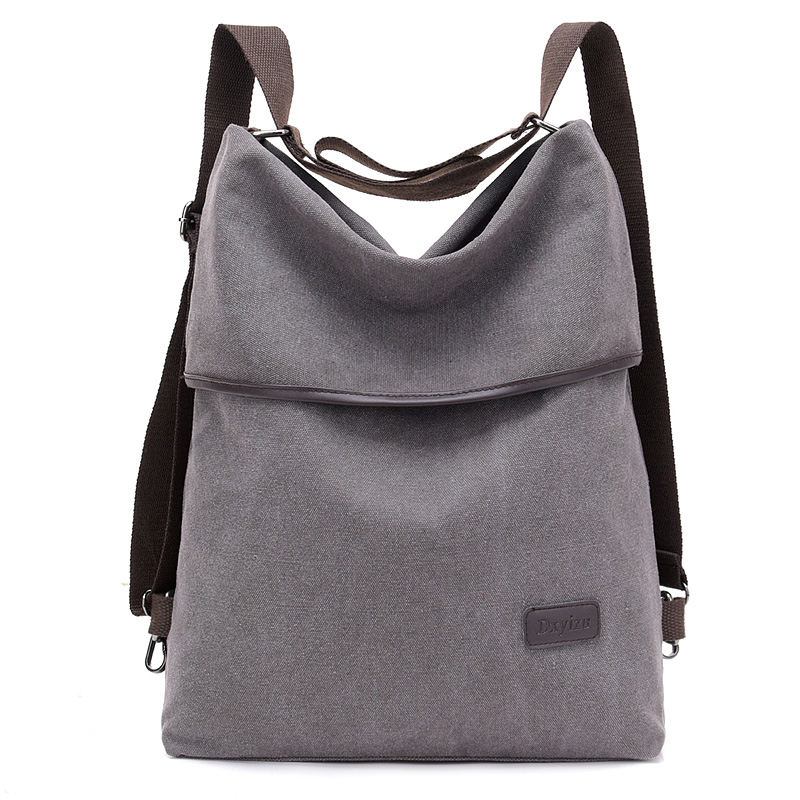 

Women Canvas Backpack Fashion Shoulder Bag Travel School Bag For Teenage Girl Rucksacks, 21inches