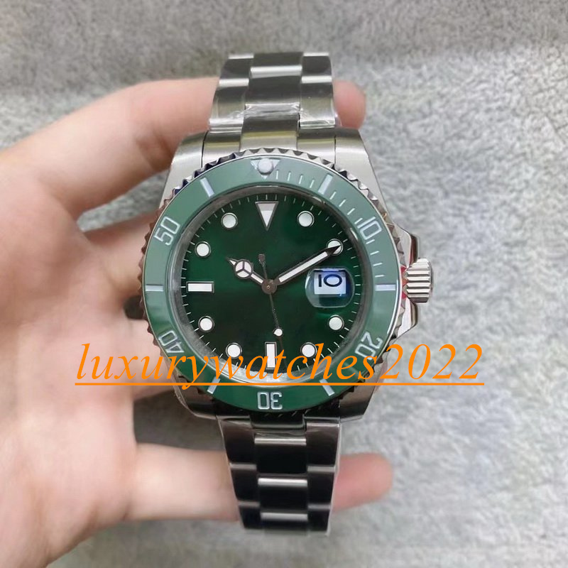 

U1F Factory Mens Watch 40mm 116610 Stainless Steel Ceramic Bezel Automatic Movement Mechanical sapphire glass luminous wristwatch, Original box