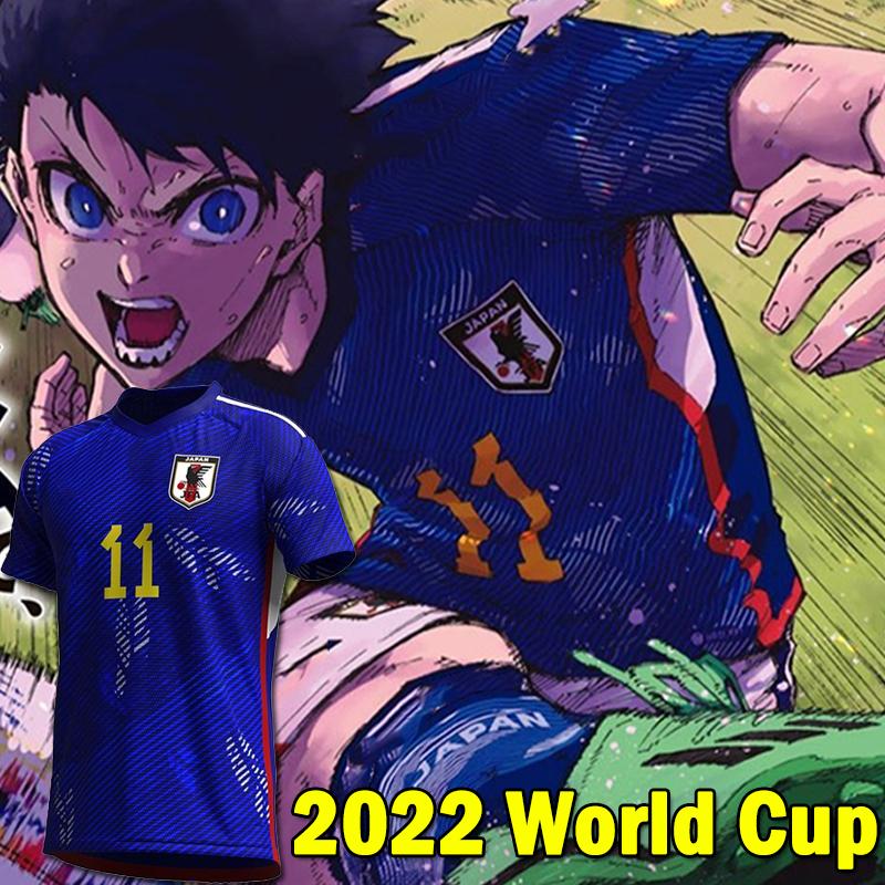 

Soccer Jerseys 21/22 Japan 100th anniversary fans player version special cartoon 100 TH YEARS HONDA 2021 2022 TSUBASA KAMADA SHIBASAKI footb, 2022 world cup home