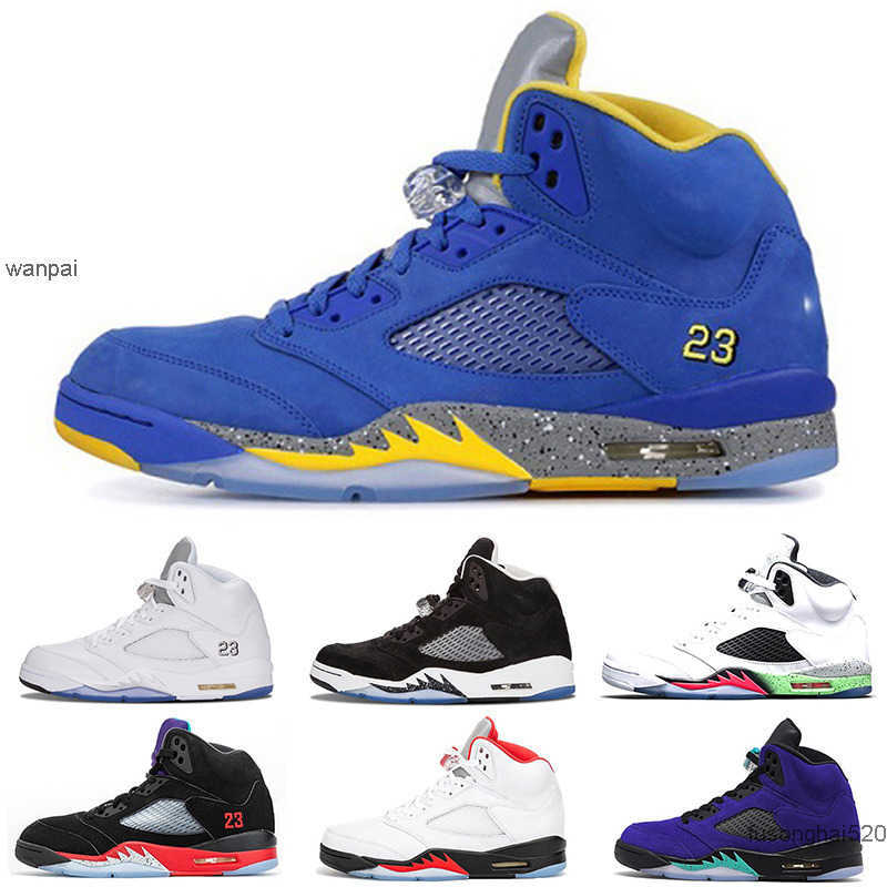 

shoes 2022 hotting original 5 basketball shoes 5s men Fire Red Alternate Grape Blue suede International Flight Laney Royal Metallic Silver Oreo jordens