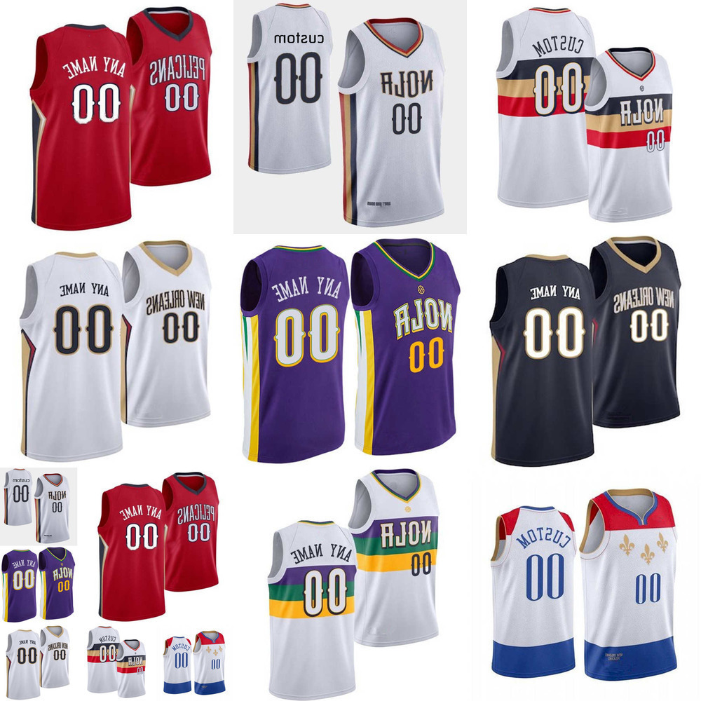 

75th Custom Men Women Youth New''Orleans''Pelicans''Zion 1 Williamson Devonte 4 Graham Brandon 14 Ingram Nickeil 6 Alexander-Walker Basketball Jerseys, Color