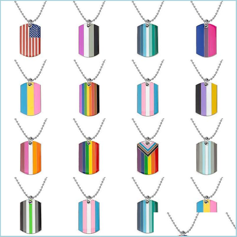 

Pendant Necklaces Pendant Necklaces Transgender Rainbow Pansexual Pride Genderqueer Asexual Necklace Heart For Women Jewelr Bdegarden Dho5B