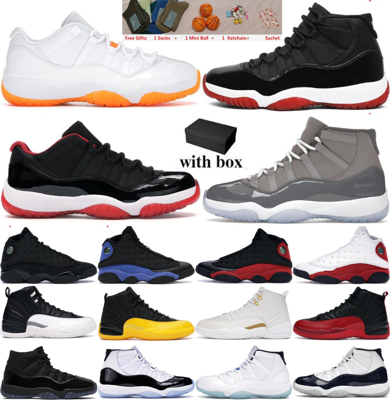 

University gold 12 12s men women basketball shoes Blue University cherry indigo CNY flu game OVO black bordeaux white french royal sneakers with box 36-47, Gifts