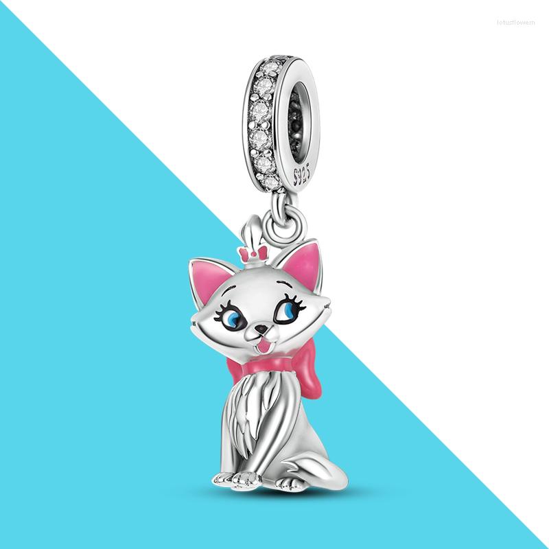 

Charms Lady Kitty Dangle Silver Color Fit Chain Bracelet Diy Pendant Support Drop