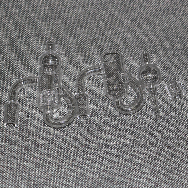

Smoking Accessories Removable Diamond Knot Loop Quartz Banger With Insert Glass Bubble Carb Cap 10 14m 18mm Male Clear Joint Dab Rigs ash cacther