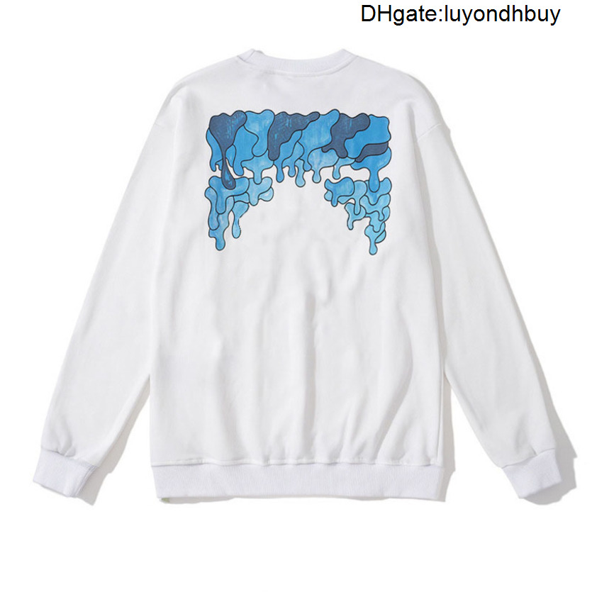 

Mens Classic Loose Offs Sweatshirts Designer Fashion Hoodies Pullover Hip Hop Oil Paint Back Arrow x Men Unisex Women Hooded Casual Hoodie HGQF, 21
