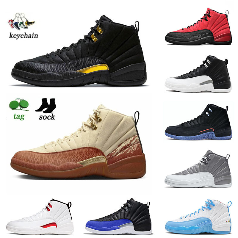 

2022 Mens Trainers JUMPMAN 12 Basketball Shoes Black Taxi 12s Eastside Golf x Stealth Royal Blue Playoff Royalty Dark Concord Indigo Womens Sneakers Sports, D38 white red 40-47