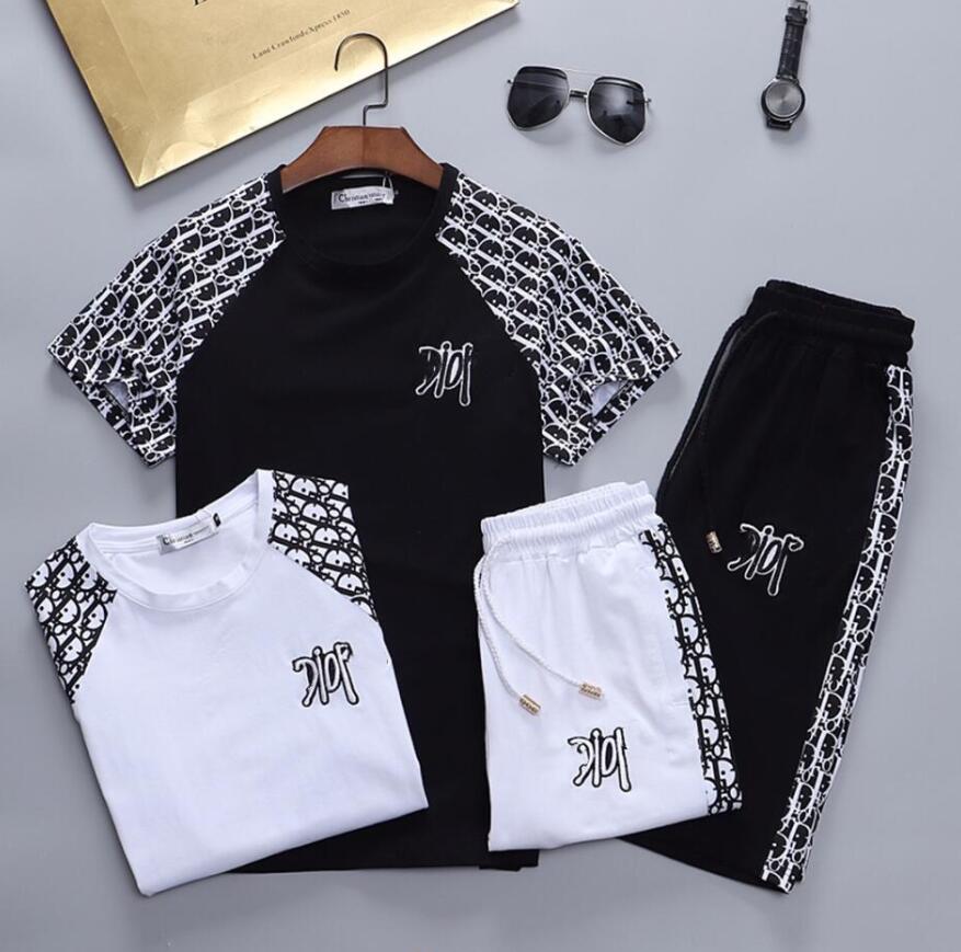 

Mens Designers Tracksuits Summer Sports Short Sleeve Suits Fashion T Shirt Seaside Holiday Shirts Shorts Sets woemns Set Outfits Sportswears Asian size M3XL