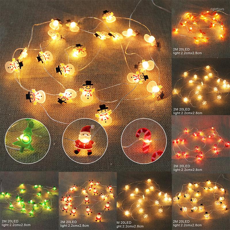 

Christmas Decorations 2m LED Lights Mini Fairy For Home Year Garland String Light Decor Snowflake