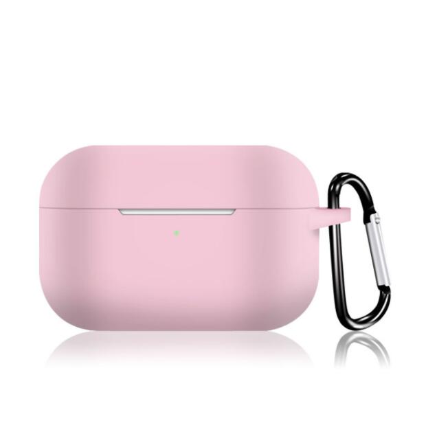

For Airpods pro2 pro 2 3 earphones Accessories Solid Transparent TPU Silicone Cute Protective Earphone Cover Apple Wireless Charging Box Shockproof Case, White