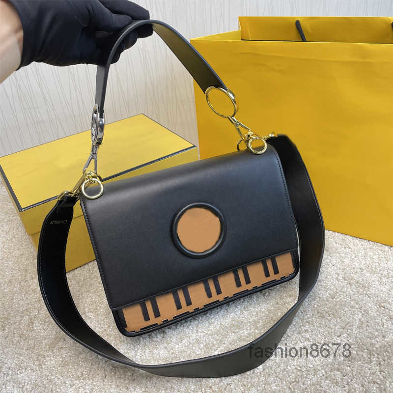 

Evening Bags Luxury Designer Bags FD Women Handbags Quality Tote handbag Leather Classic Vintage Clutch, Black