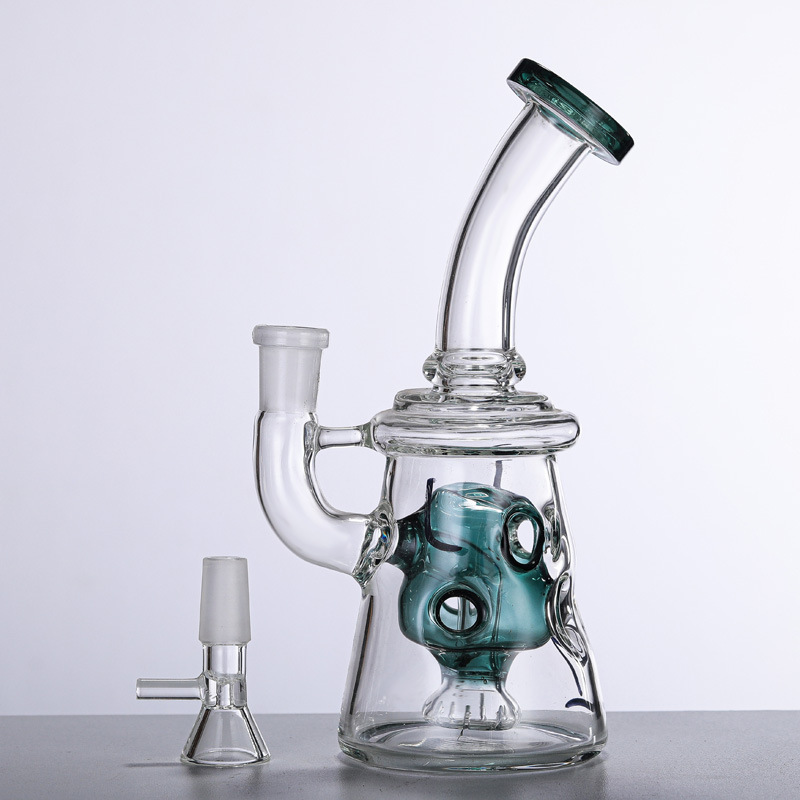 

Hookahs Smoking glass bong Swiss percolator mini small bongs tobacco water pipes showerhead perc egg glass dab rig