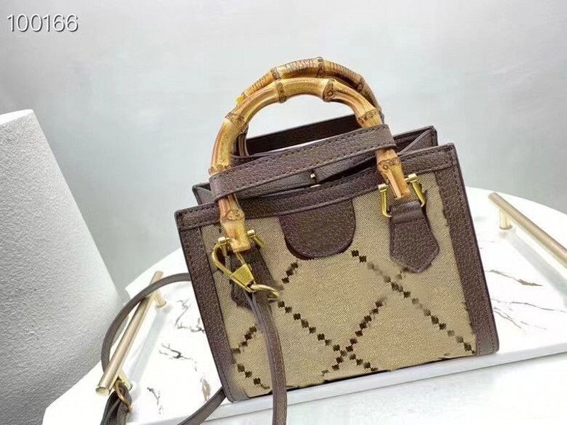 

New Bamboo Handle Square Plaid Totes Purse Bag Brown Handbags For Women Big Classical Lady Mother Ladies One Shoulder Crossbody Bags Purses Hand Bags with long strap, Make up the difference