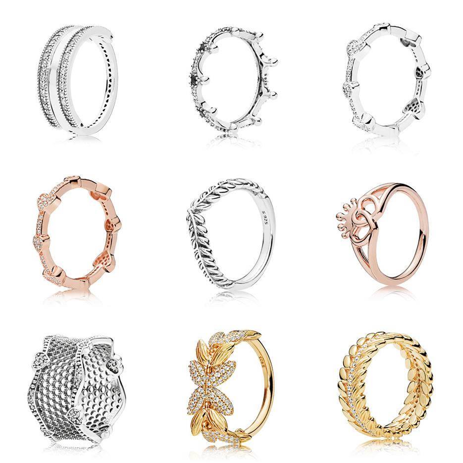 

2019 New 100% 925 Sterling Silver pandora Ring 197404CZ 197087NCKMX 197729CZ 187729CZ 197681 187685 197706CZ 167735CZ 167698CZ275T