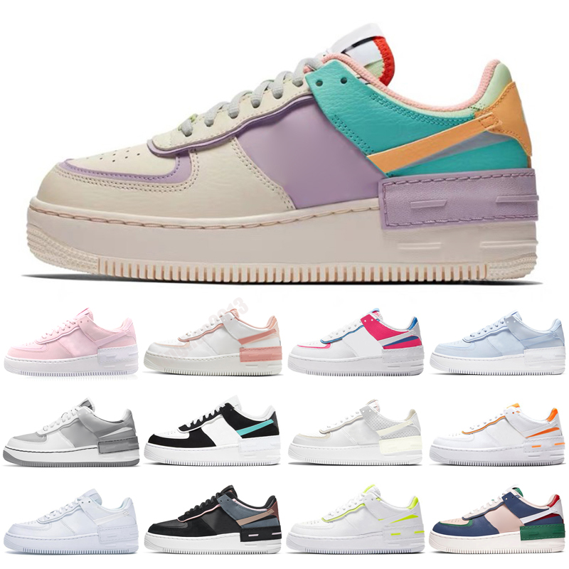 

Women Shadow Running Shoes Sandals Classic Utility Triple White Black Neon Red Chaussures Trainers Outdoor Sport sneakers Af1s Women 36-40, Color 6