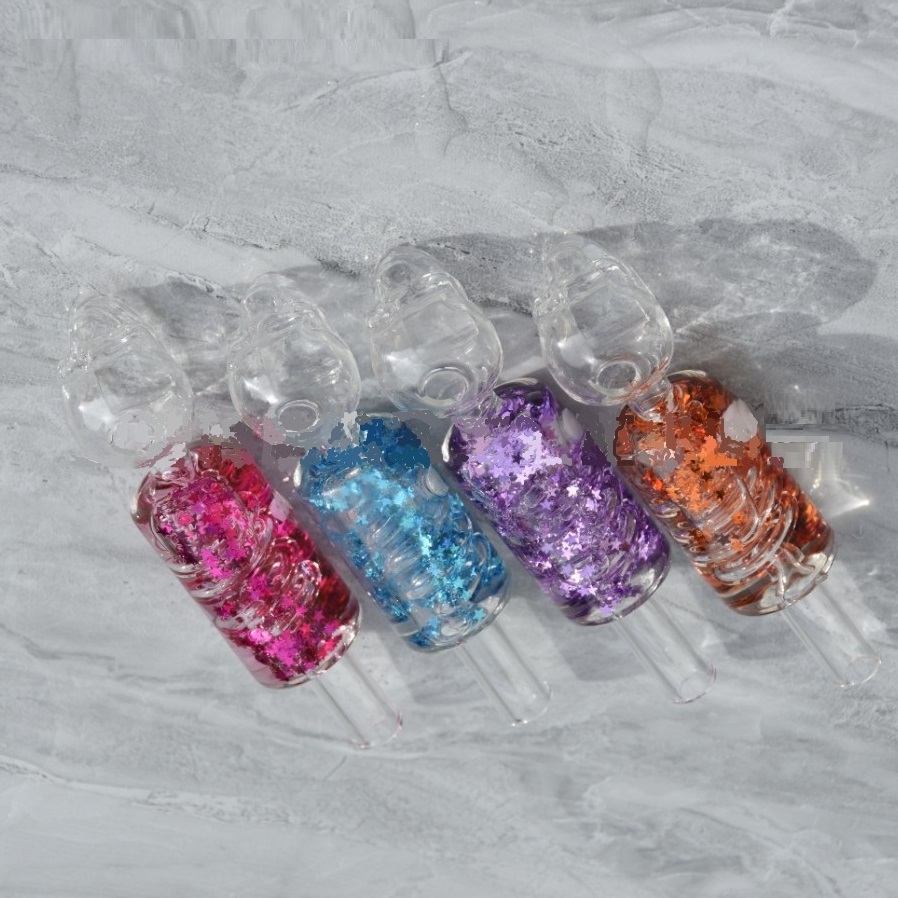 

Hookah 13cm glycerin coil glass smoking pipe smoke tool for tobacco handmade spoon pipe