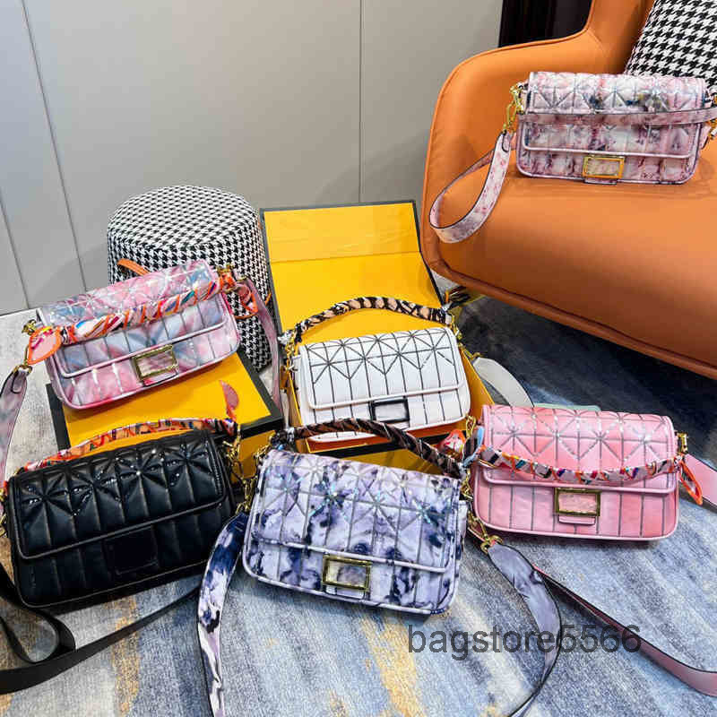 

Quality Evening Bags Tiger High Pattern Baguette Women Leather Shoulder Bags Flap Designer Lady Purse 220704Multi Pochette, 27x14cm