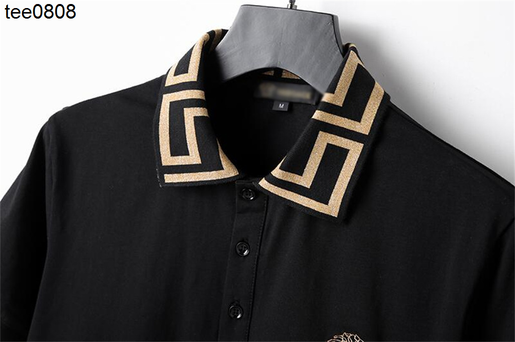 

2022 designer tee stripe polo shirt t shirts snake polos bee floral mens High street fashion horse polo luxury T-shirt, White