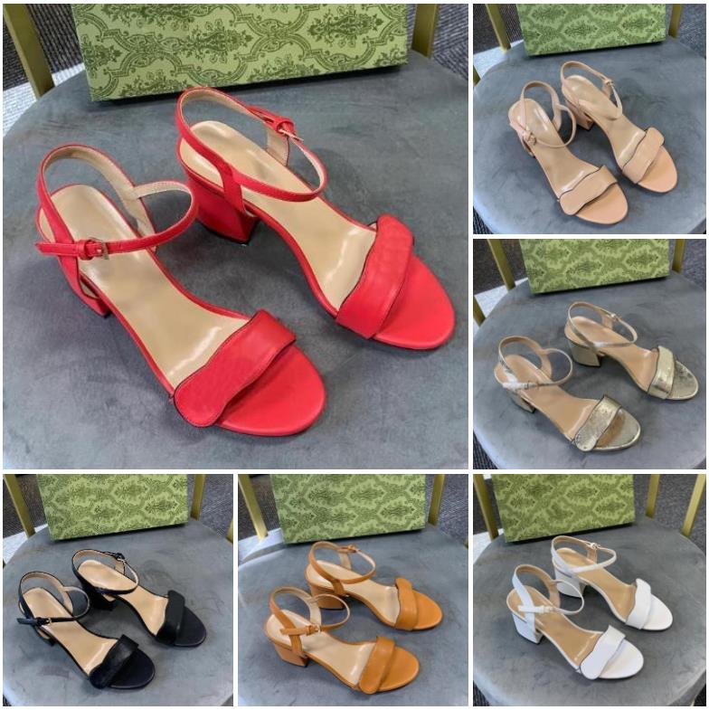 

Women Designer Sandals High Heels Sexy Slippers Luxury Leather Suede Slides, Color 4