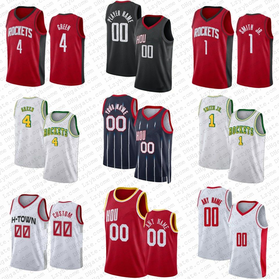 

Basketball Jerseys 4 Jalen Green Custom Houstons Jabari Smith Jr Rocket Jersey 17 Tari Eason James 13 Harden TyTy 3 Kevin Porter Eric Gordon Alperen Sengun 22 23 Jersey, Mens10