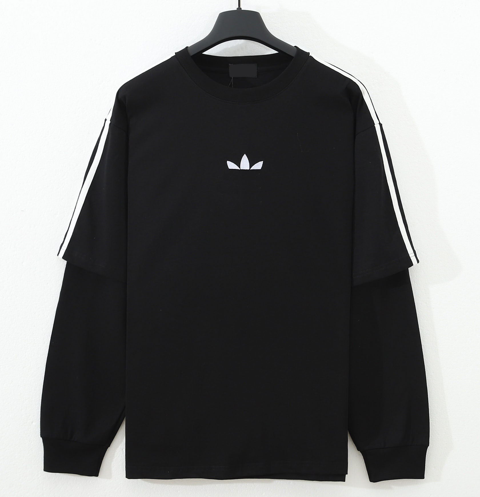 

Men's Plus Size Hoodies & Sweatshirts in autumn / winter 2022acquard knitting machine e Custom jnlarged detail crew neck cotton dr3r3esw, Black