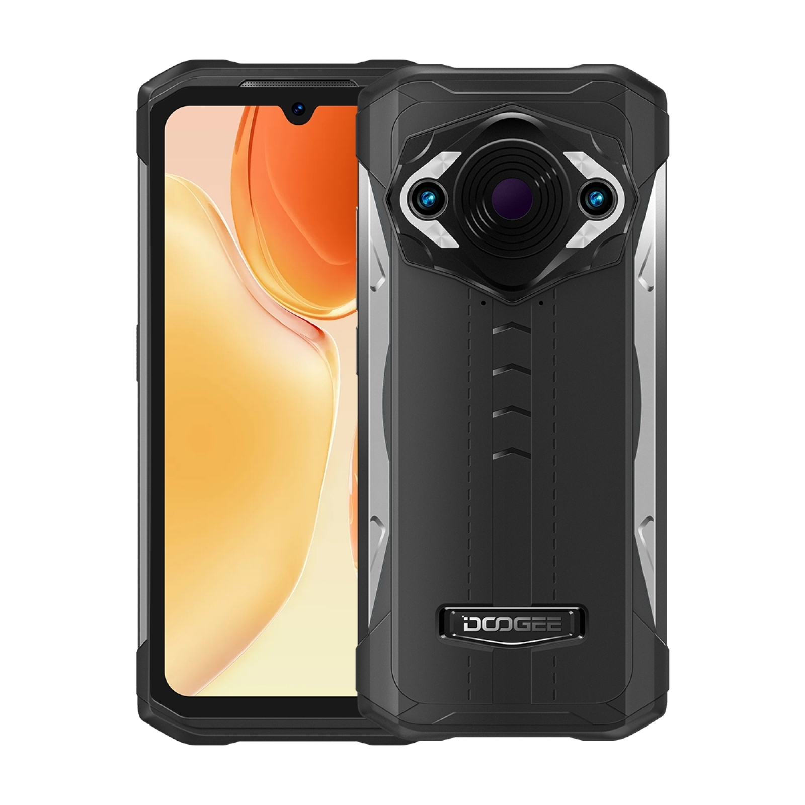 

DOOGEE S98 Pro Rugged Phone Thermal Imager Night Vision Camera 8GB 256GB IP68 IP69K Waterproof Dustproof Shockproof MIL-STD-810G 6000mAh Battery, Black