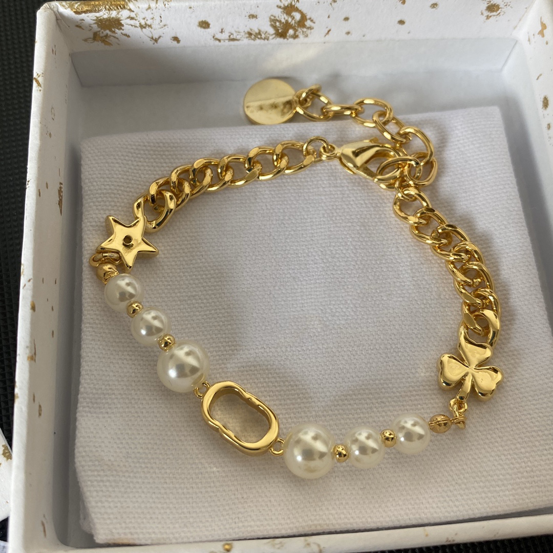 

Luxurys designers Bracelets for Women charm bracelet Trendy Elegant Simple String of Beads Party Jewelry Gift Wholesale Birthday good