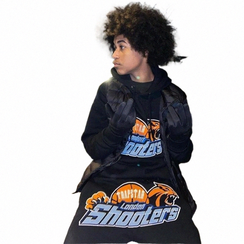 

men' Tracksuits Top Quality Embroidered Men' Hoodie Trapstar Shooters Hooded Tracksuit London Jogging Pants Ladies Coat ClothingMen' y4iG#, Grey jogging pants