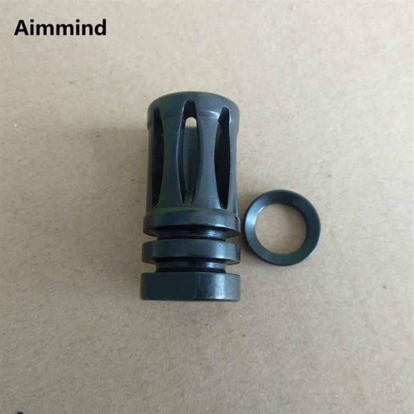 

223 308 stainless steel competition Birdcage Muzzle Brake 1 2 x28 308 5 8 x24 Crush Washer316z