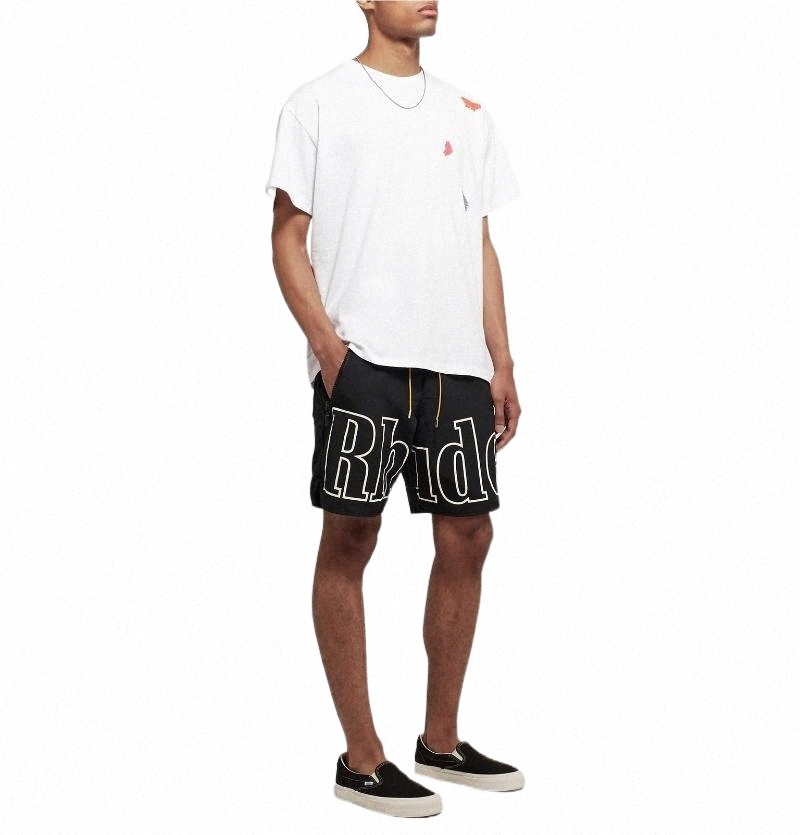 2021 Nouvelle tendance d'été Sports et loisirs Pantalon de poche à fermeture éclair pour hommes à séchage rapide Pantalon à cinq points Q7FG #