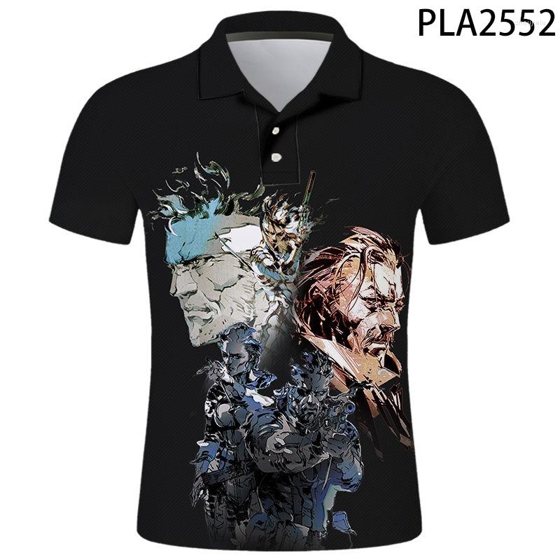

Men's Polos 2022 Summer Metal Gear Solid 3D Printed Hombre De Men Shirt Casual Fashion Short Sleeve Streetwear Homme Tops, Pla2544