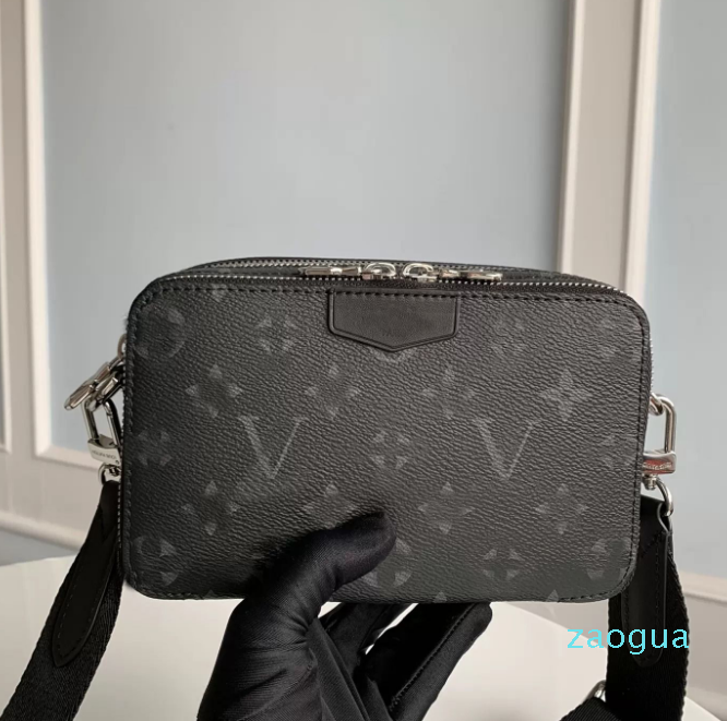 

Designer Mens Mini Cross body M80741 mobile phone bag ALPHA WEARABLE Monograms Canvas Man Messenger Shoulder Bag M60418 Camera Purse Handbag Card Wallet Small Flap, Customize