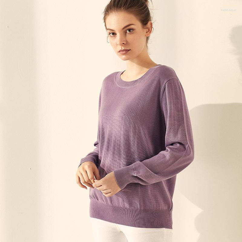 

Women's Sweaters 85%Mulberry Silk 15% Cashmere For Women Plus Size Long Sleeve Knit Top Winter Warm Sweater Pullovers 48S Yarn, Army green sweater
