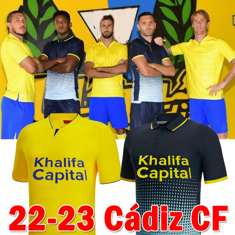 

2022 2023 Cadiz soccer jerseys CADIZ CF Negredo camisetas de futbol LOZANO ALEX Bodiger Juan Cala CAMISETA A LIGA 22/23 men kids kit socks full sets football shirts TOP, Jiadisi 22-23 away