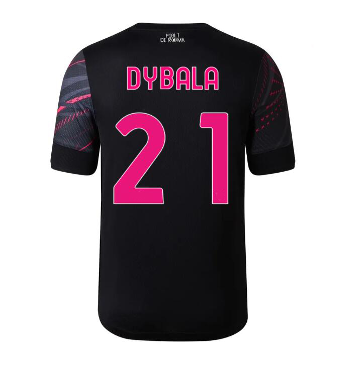 

22 23 DYBALA ABRAHAM WIJNALDUM soccer jersey 2022 2023 ZANIOLO PELLEGRINI KLUIVERT SMALLING football shirt Men Kids kit uniforms maillot sets 888, 23 home