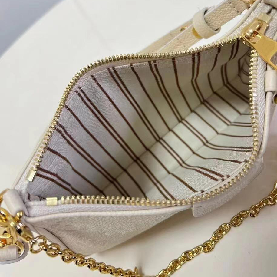 

Fashion Embossed Easy Pouch On Strap Bag Handbag Women Messenger Handbags Chain Shoulder Crossbody Bags Wallets Water Ripples Tote P, 81066#grey