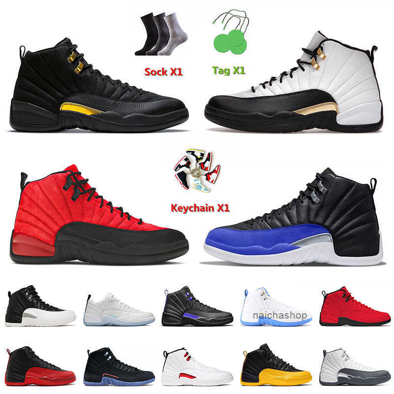 

shoes 2022 Fashion Jumpman 12s 12 basketball shoes OG Black Taxi Royalty Reverse Flu Game Hyper Royal mens trainers Utility Low Easter Twist Dark, C47 indigo 40-47