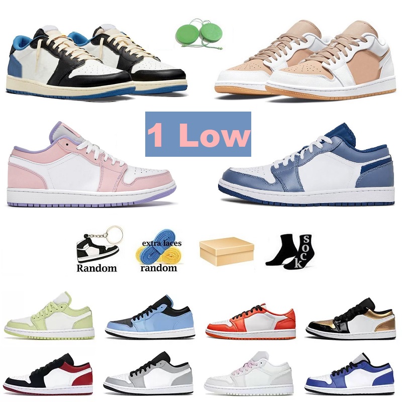 

Basketball Shoes Jumpman Sneakers Trainers Electro ge Obsidian Unc Hyper Royal University Blue Lucky Green Bred Patent With Box 1 Low, 54