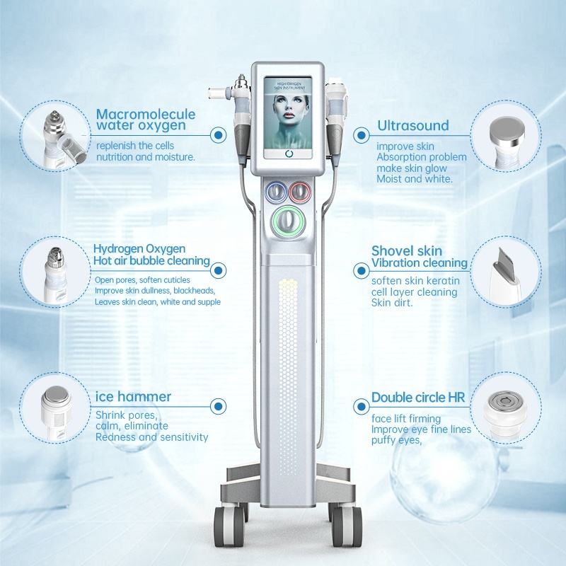 6 In 1 Multifunctional Hydro Facial Clen Blackhead Remover Vacuum Vending Beauty Hydrodermabrasion Facial Machine-image-802944760