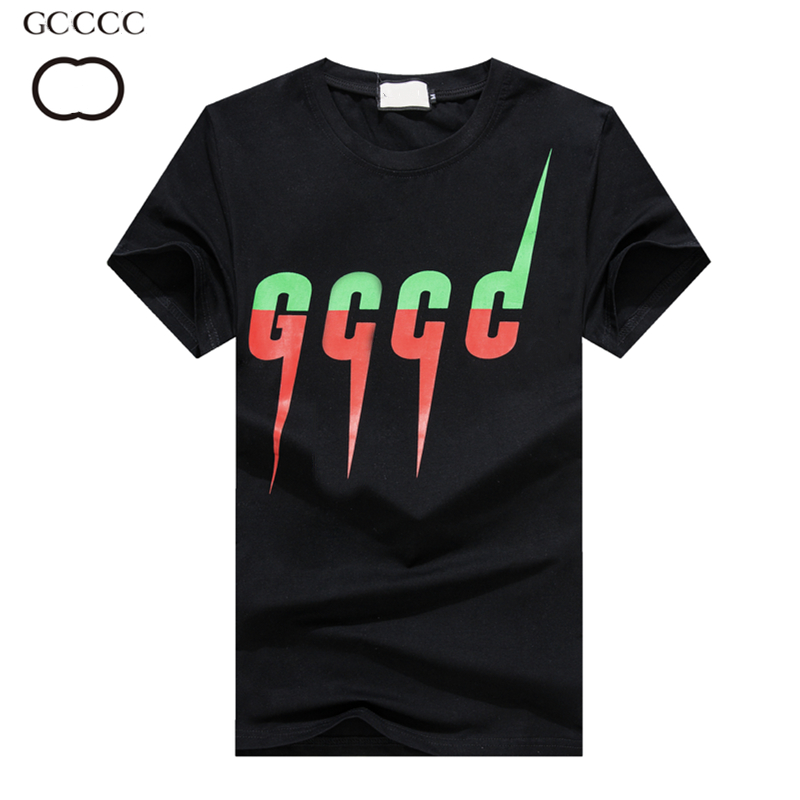 

Designer T shirt Summer short Sleeve waves Tee Men Women Lovers luxury T-shirts Fashion senior Pure cotton Top large size M-XXXL, Color 2