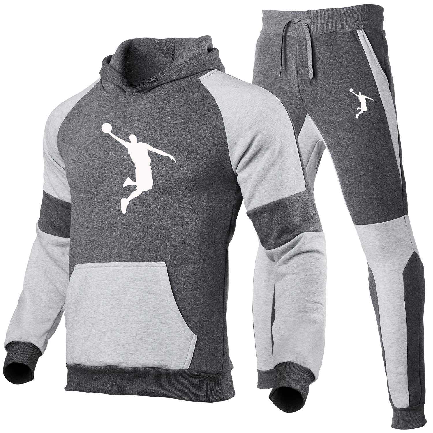 

sweatsuit Men's Tracksuits hoodies Herfst Nl Winter Nieuwe Mannen Merk Casual Pak Jogging sports Stiksels Hoodie Broek 2-Delige Set Van Mannen Trui men suit