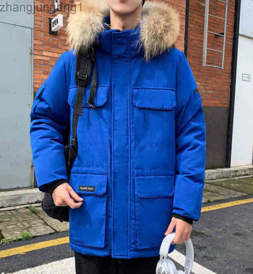 SJB Winter Designer Goos Down Jacket Men's Winter New Thickened Canadian Outdoor Work Clothes Couple Tide Coat-image-802885221