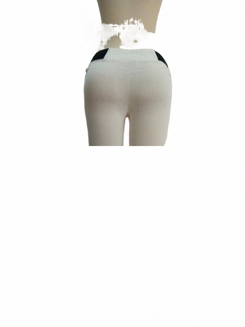 explosif décontracté de mode décontracté d'été Nouvelle taille slim slim slim coton bouton de couture trois pantalons de crayon de couleur1 l9oi