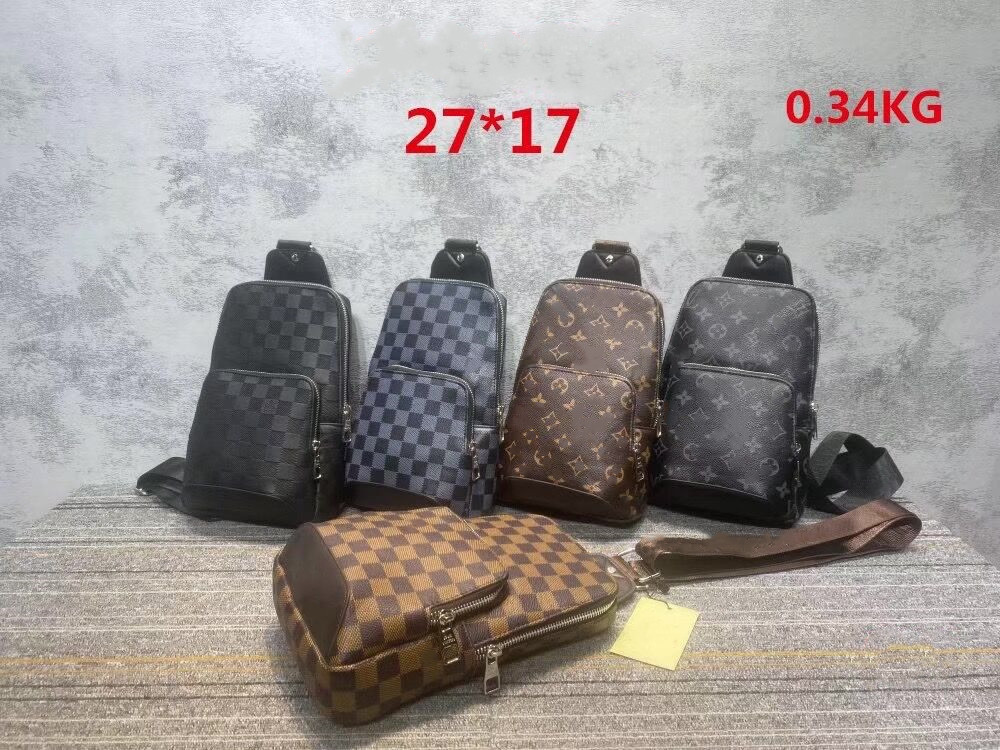 

Luxury designer leather wallet for men and women Chest bag Casual backpack Key wallet