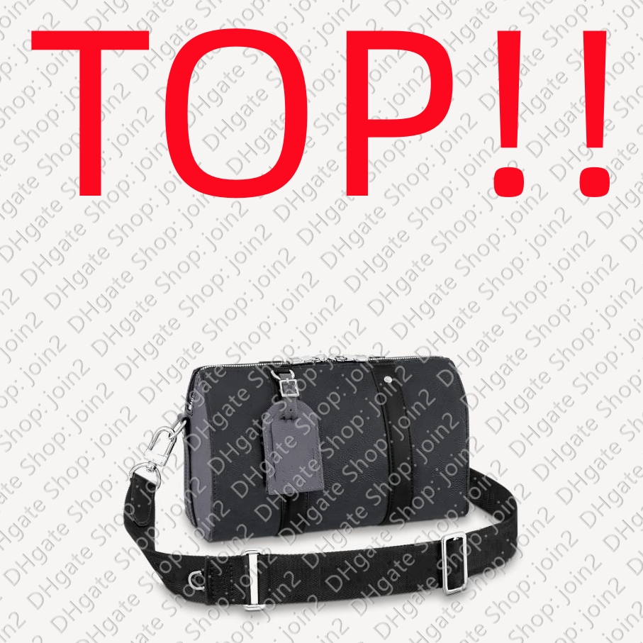 

TOP. M45936 CITY KEEP Cross Body Bag Designer Messenger Handbag Men, Black with flowers