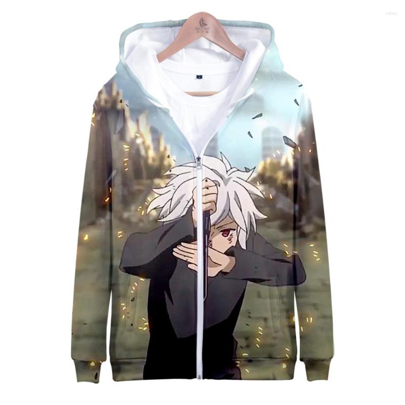 

Men's Hoodies Danmachi 3D Men Women Oversized Harajuku Zipper Hoodis Sweatshirt Casual Highstreet, Beige