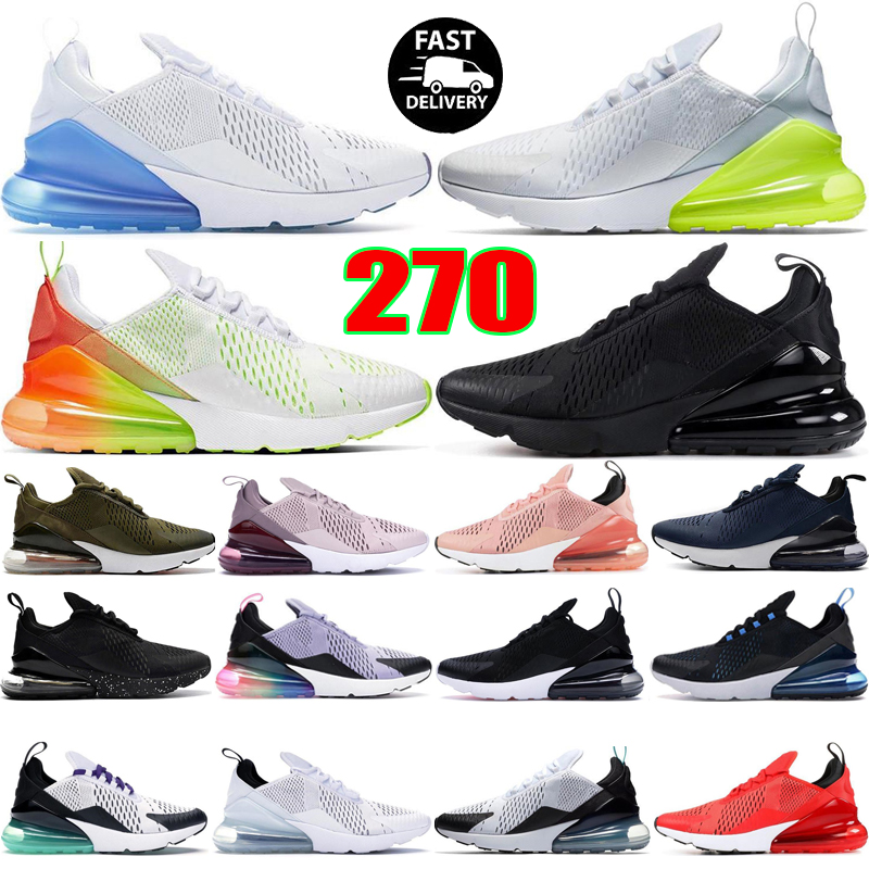 

running shoes 270 270s airmax Core White air Sneakers max Triple Black White Be true BARELY Rose Photo Blue mens outdoor sport trainer sneaker, Photo blue 40-45