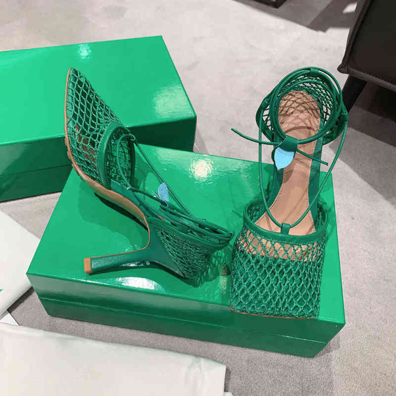 

Sandals High Heel Slippers Sandal Dr Shoes Leather Rhinestone Mesh Top Sparkle Stretch Ladies Party Wedding 2022 Designers Women, I need look separate product