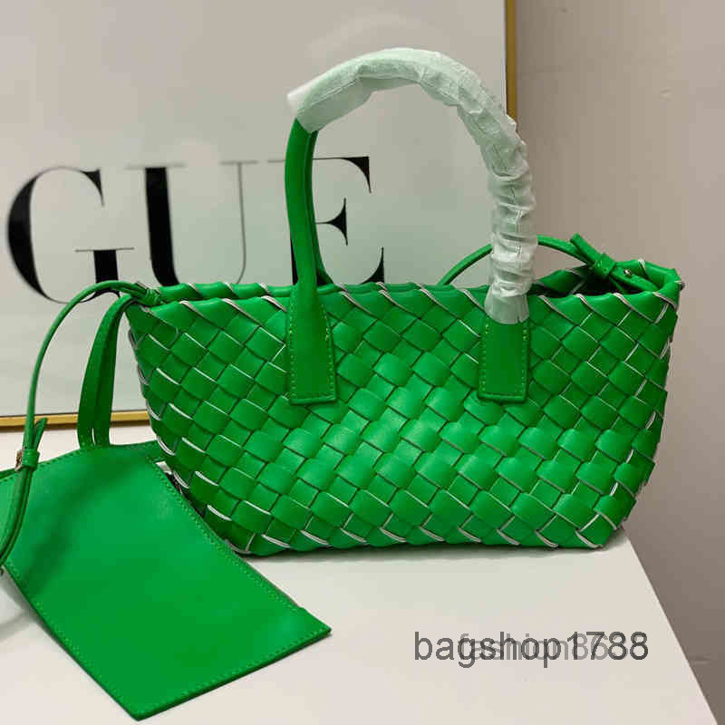 

Designer Evening Bags High Capacity Tote Bags Women Beach Weave Handbag Shoulder Woven Leather Crossbody Lady Shopping Purse 220721Multi Po