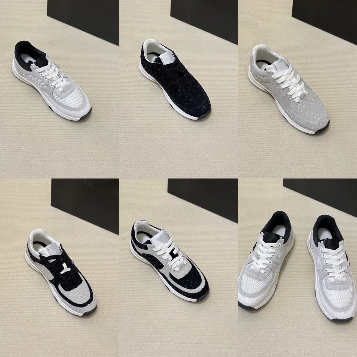 

With Box CHA and NEL 22 22A 22C Shoes Black White Low Top Sneakers Nylon Mesh Suede Leather Running Shoe Sport Trainers Paris Designers Runner Casual Loafer 2022, Fill postage